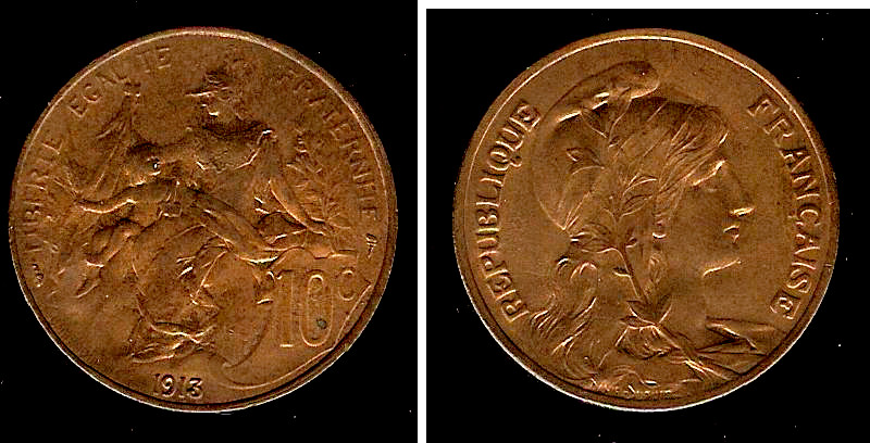 10 Centimes Dupuis 1913 vUnc